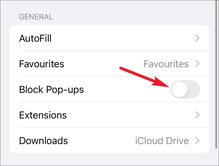 How to Disable Pop up Blocker on iPhone