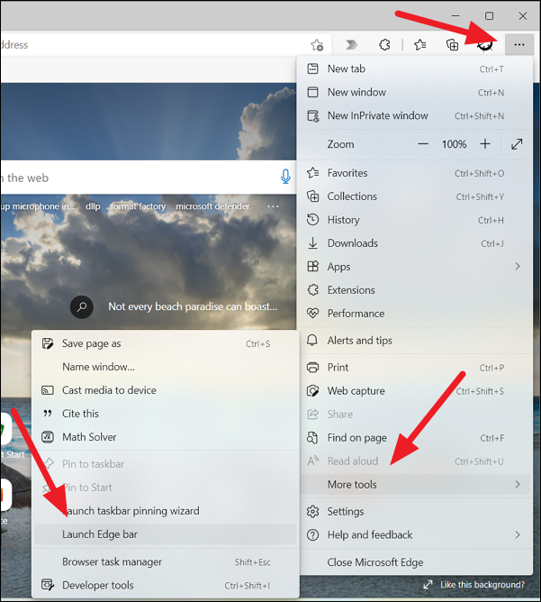 How to Enable and Use Edge Bar in Microsoft Edge