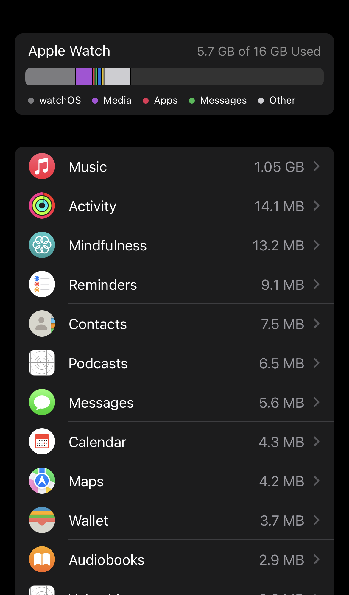 How to Check Storage Space on Apple Watch