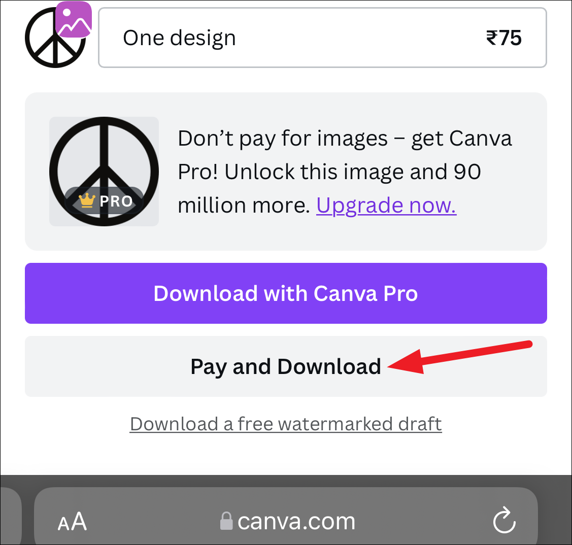 download canva presentation from link