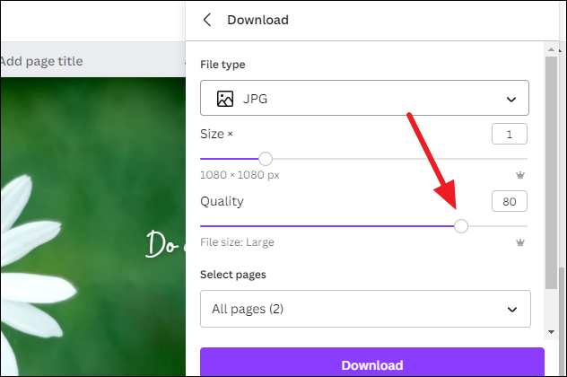 how to download shared canva presentation