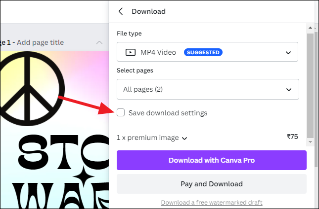 how to download shared canva presentation