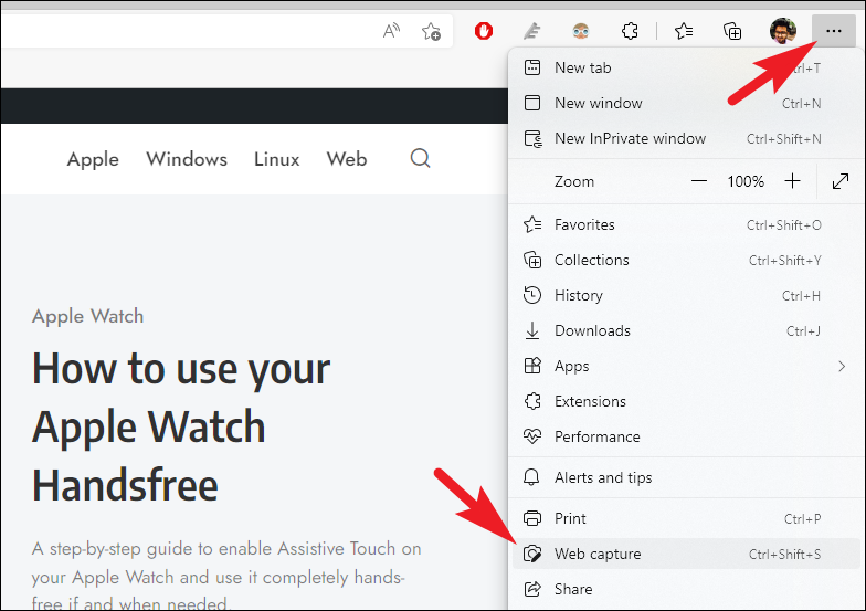 How To Take Full Page Screenshot In Microsoft Edge Mi - vrogue.co