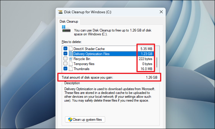 cleanup system volume information windows 11