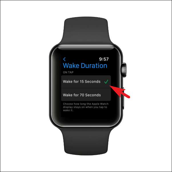 Apple watch 2024 wake screen