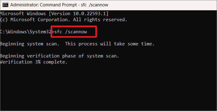 Sfc scannow windows 11