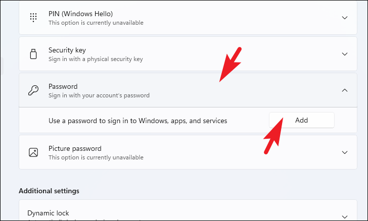 How To Set A Password On Windows 11 0868