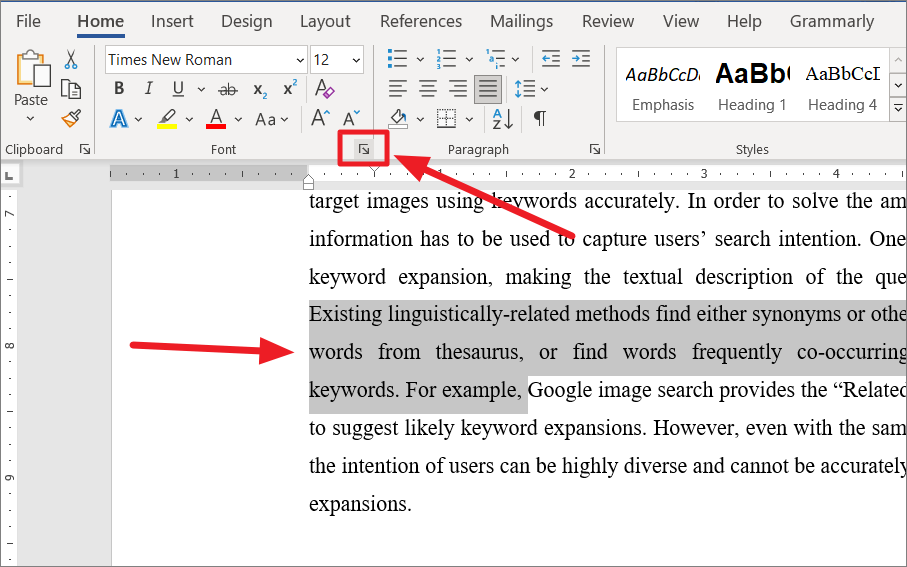 Apply single or double strikethrough in Word