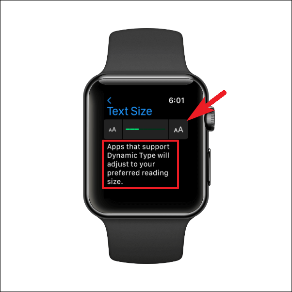 How To Change Text Size On Apple Watch