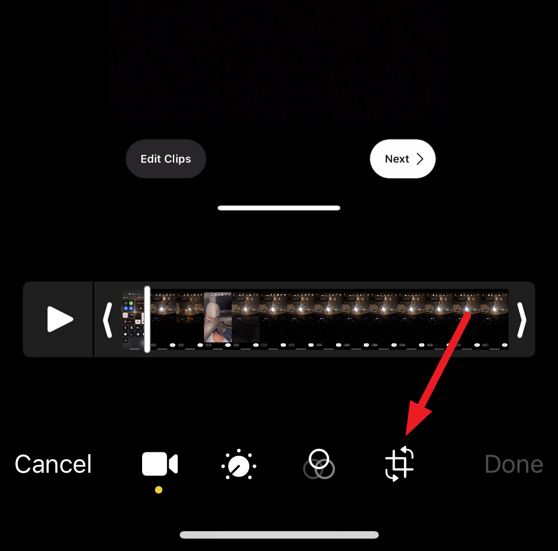 How to Crop a Video on iPhone