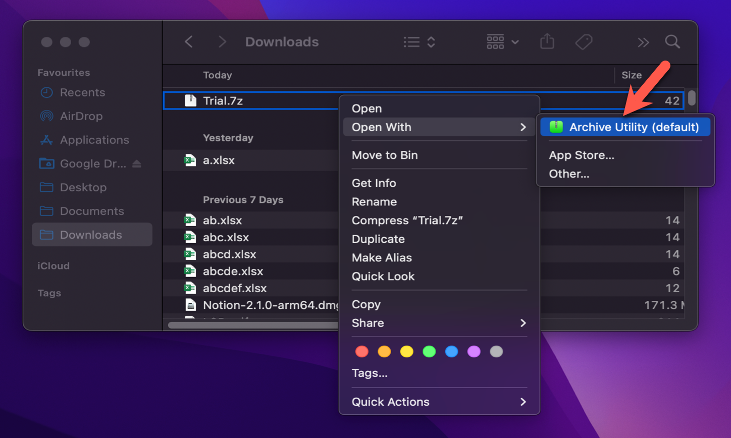  How To Open 7z Files On Mac 