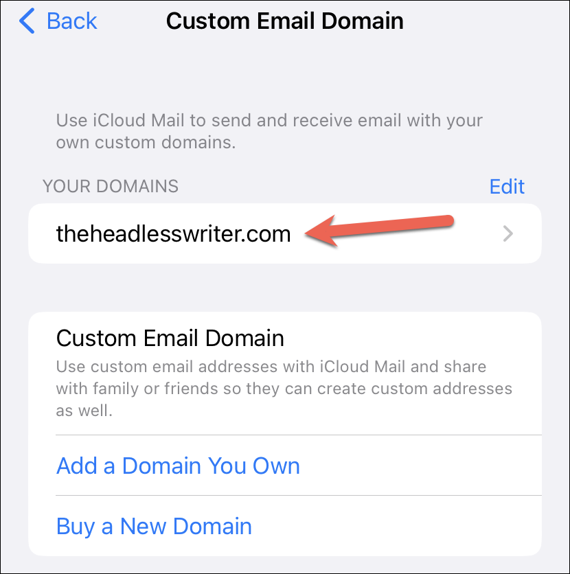 Personalize iCloud Mail: How to Buy a Custom Email Domain in iOS