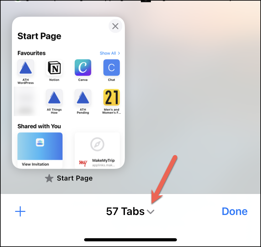 safari share tabs between devices