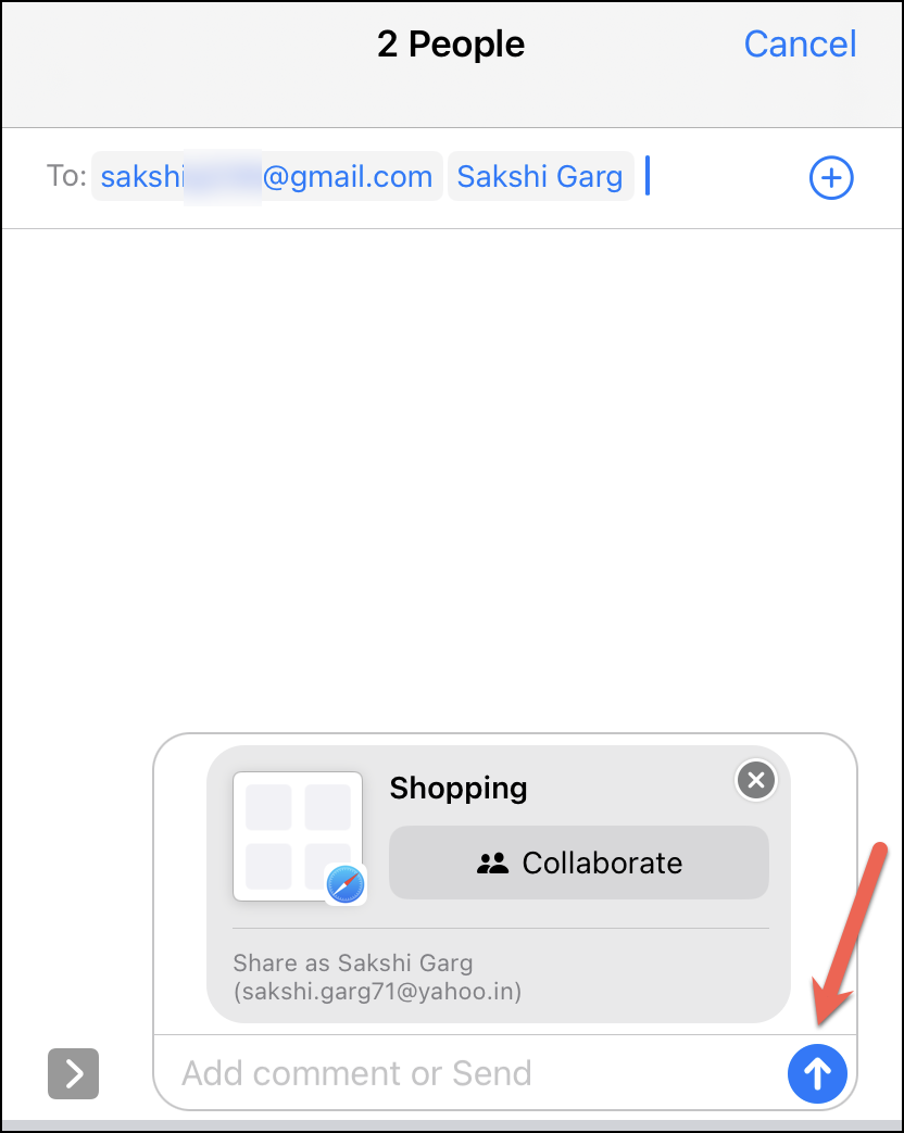 safari share tabs between devices