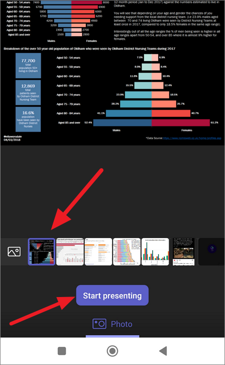 how to share your presentation on microsoft teams