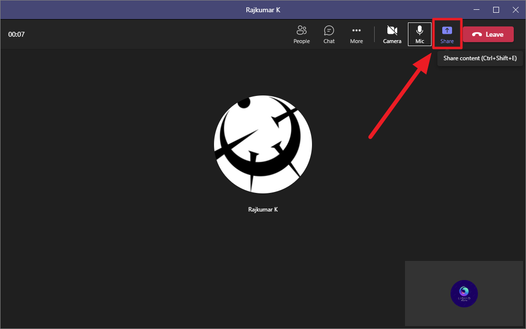 how to share your presentation on microsoft teams