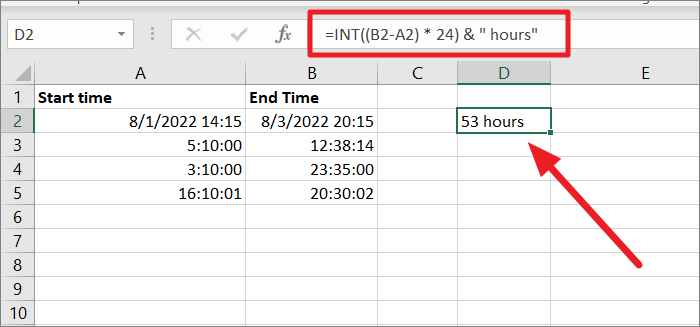 How To Subtract Time In Excel