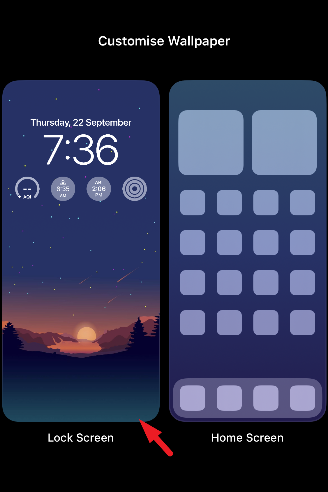 TimeMover Lite lets you customize the position of your Lock screen clock  for free