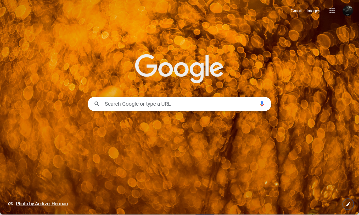 how to change google chrome homepage layout