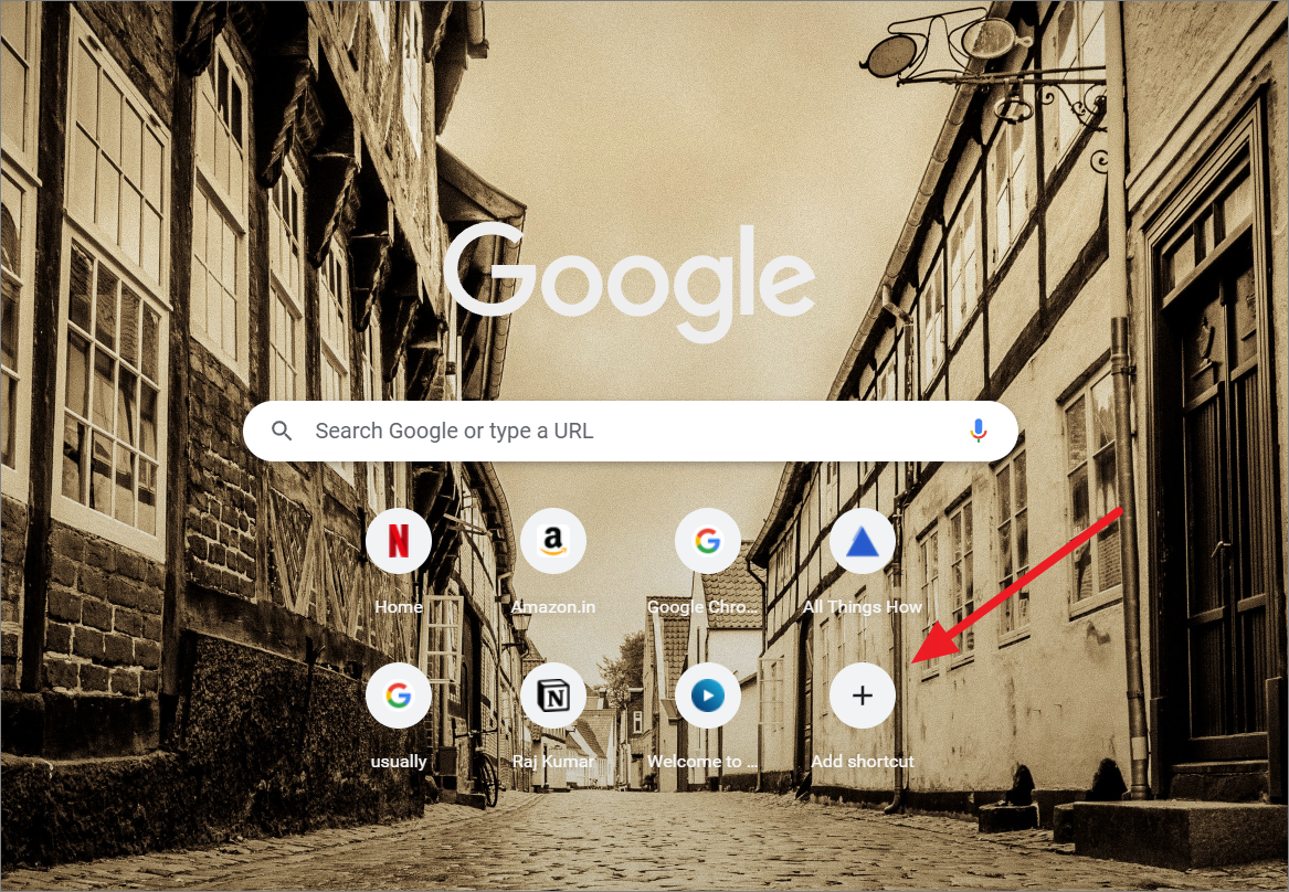 how to change google chrome homepage layout