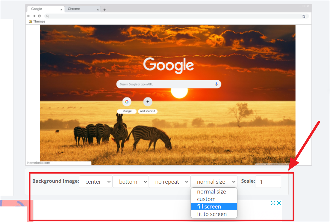 how to change google chrome homepage layout