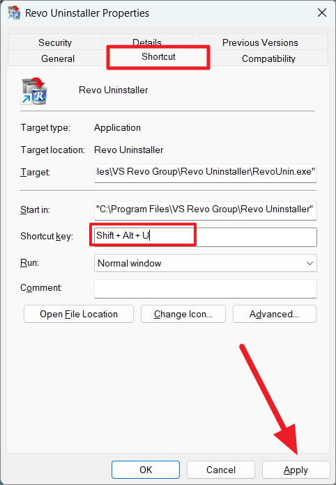 custom keyboard shortcuts windows 11