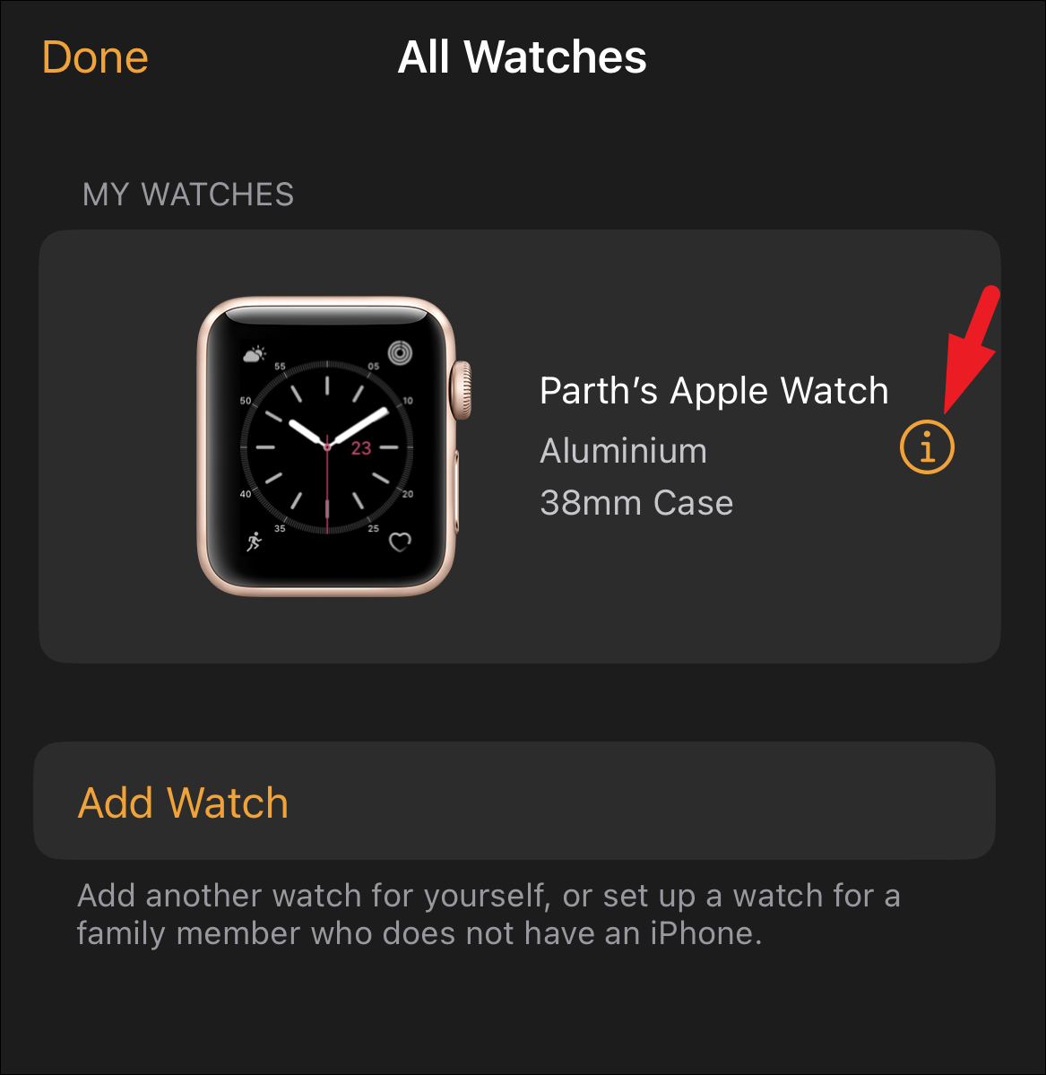 Unpair on sale apple watch