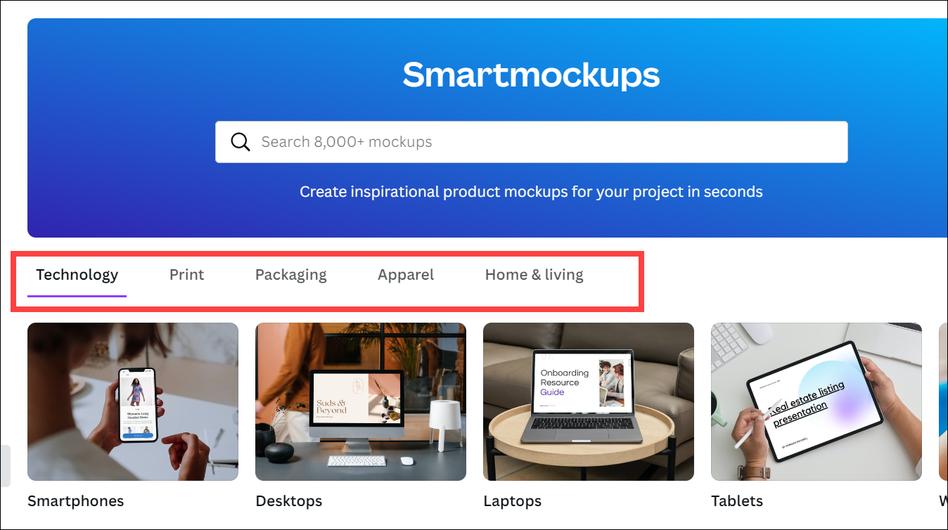 Create stunning product mockups easily and online - Smartmockups