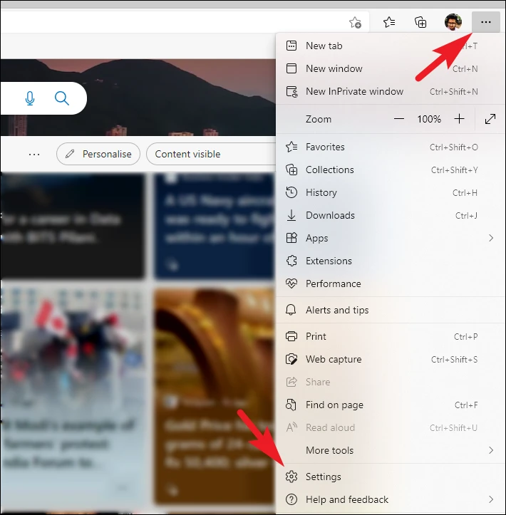 clear cache and cookies on microsoft edge