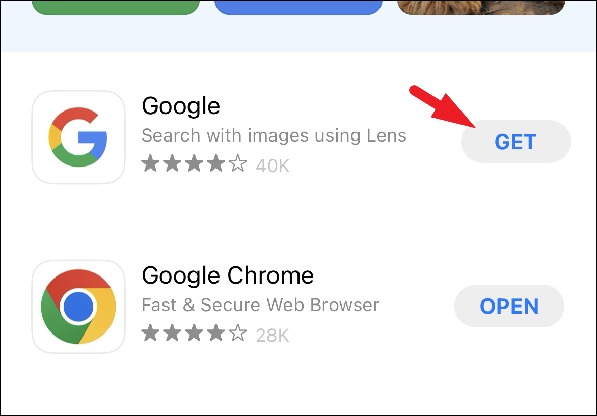 google reverse image search safari iphone