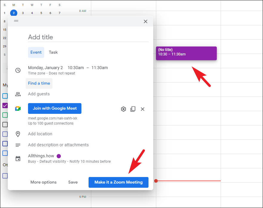 How to Add Zoom to Google Calendar