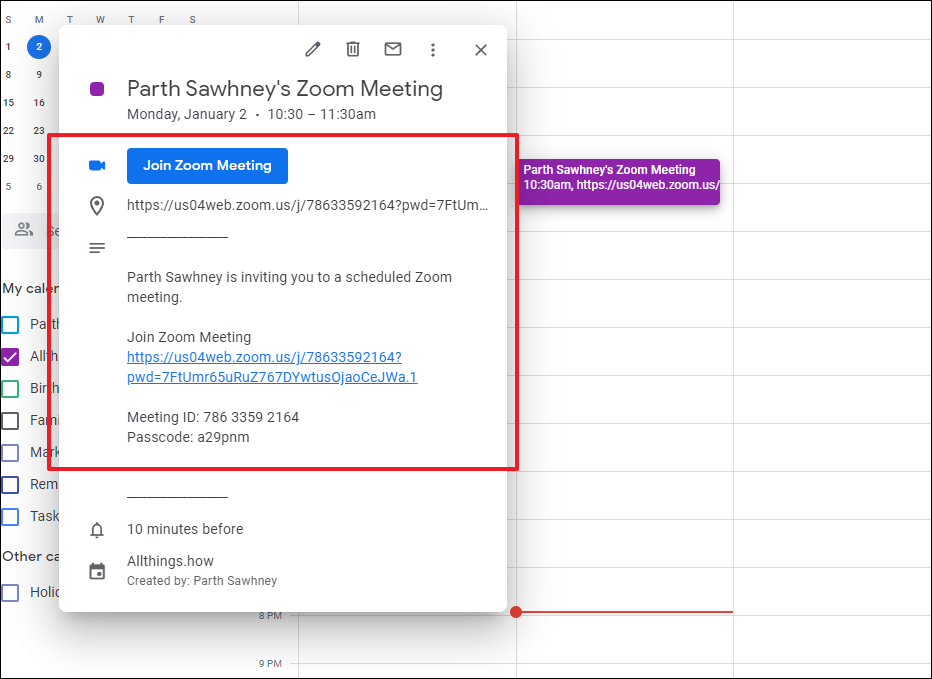 How to Add Zoom to Google Calendar