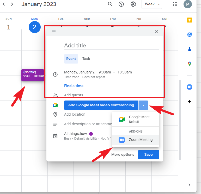 How to Add Zoom to Google Calendar