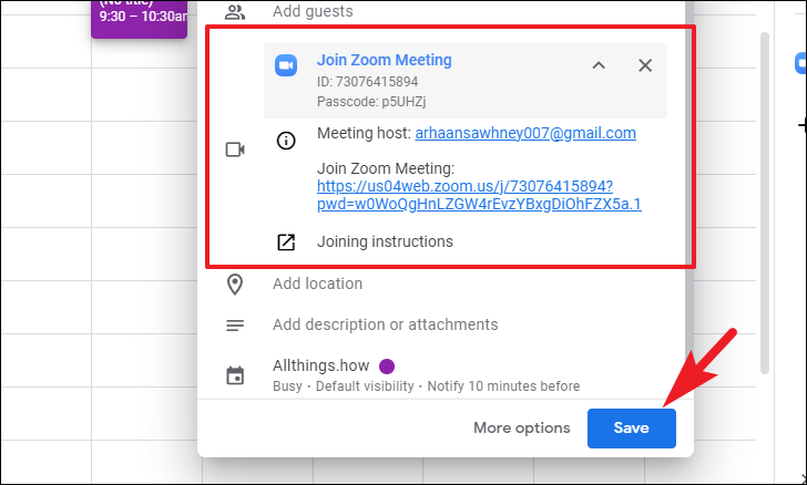 How to Add Zoom to Google Calendar