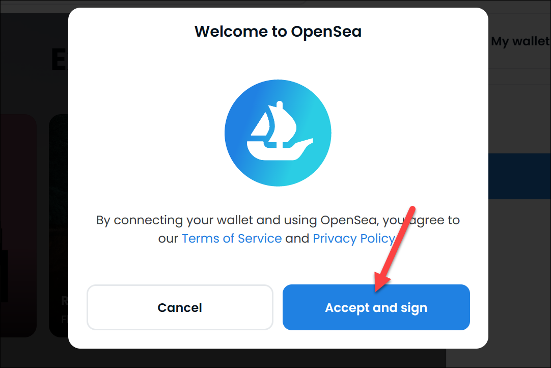 How to easily connect MetaMask wallet to OpenSea