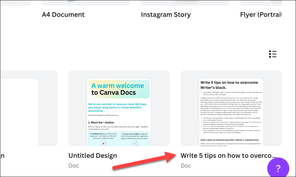 how to put canva in presentation mode