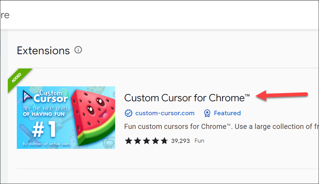 How to setup custom cursor in chrome browser? Search On google Google Web  Store Search on Google Web Store Custom Cursor Go to Chrome Web Store.  Click here to go to official
