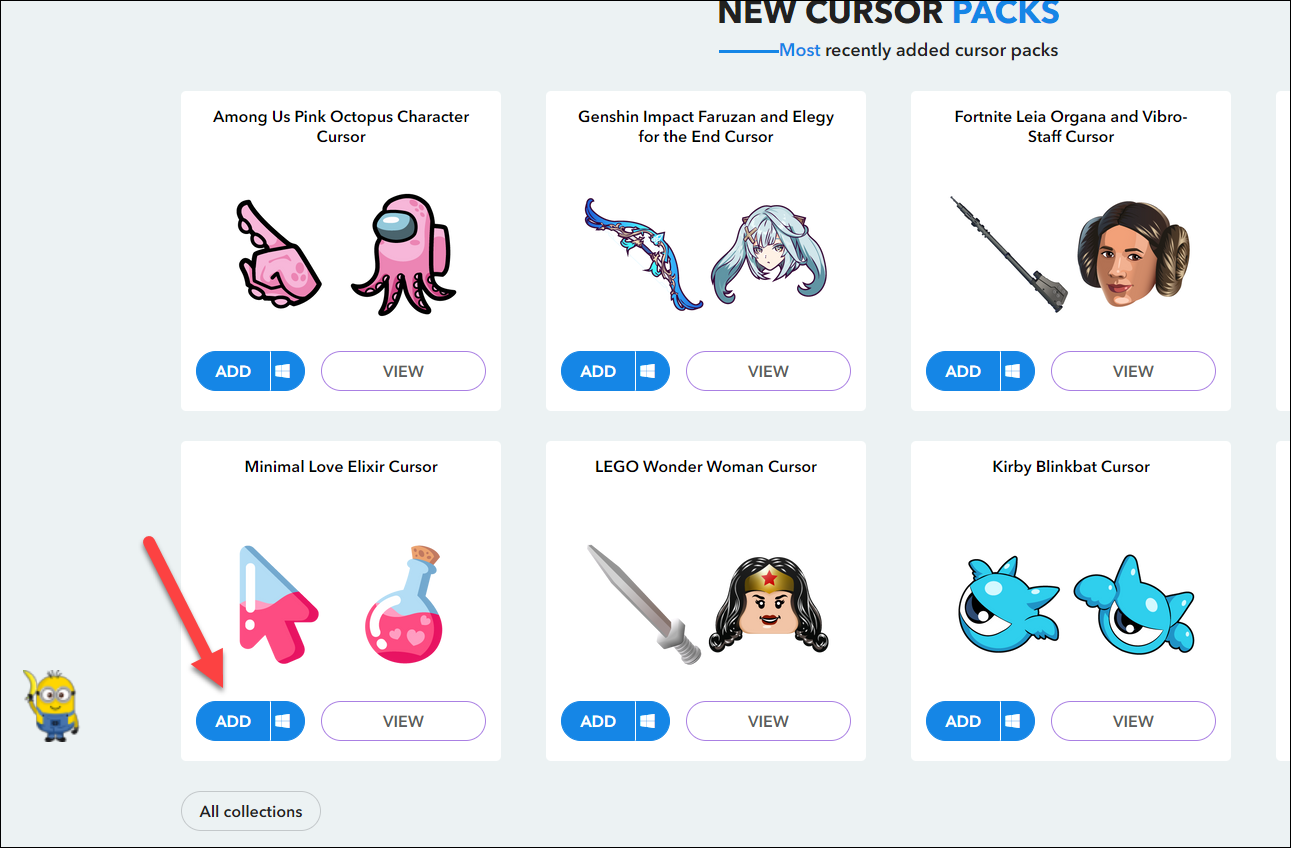 Among Us Cursor Collection - Custom Cursor