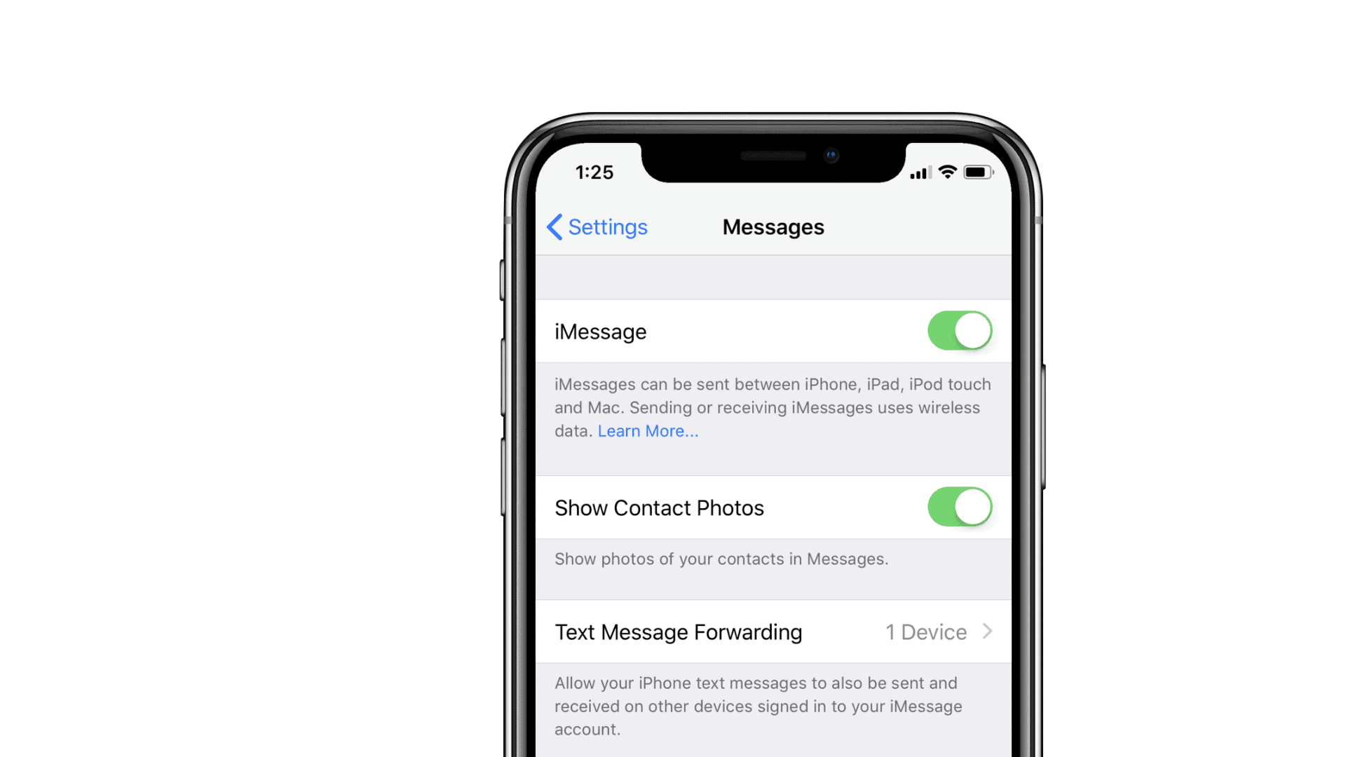 how to turn off imessage without iphone