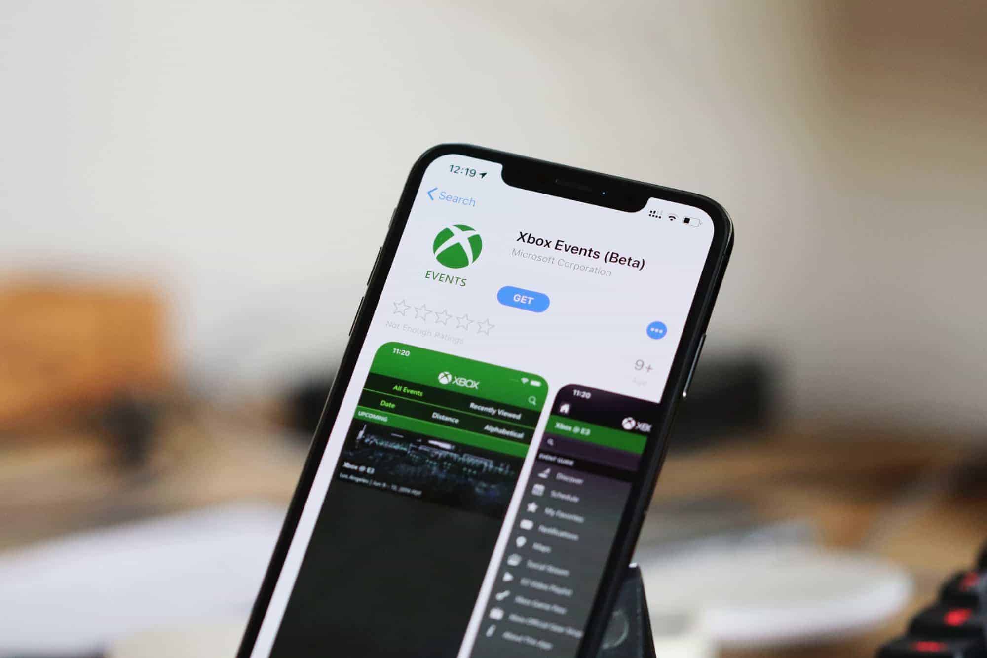 Xbox Events Beta app