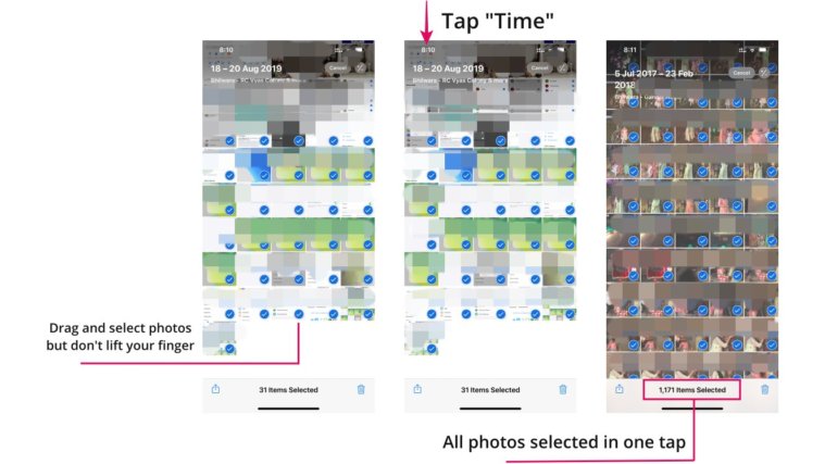Select All Photos Time Trick iPhone Featured
