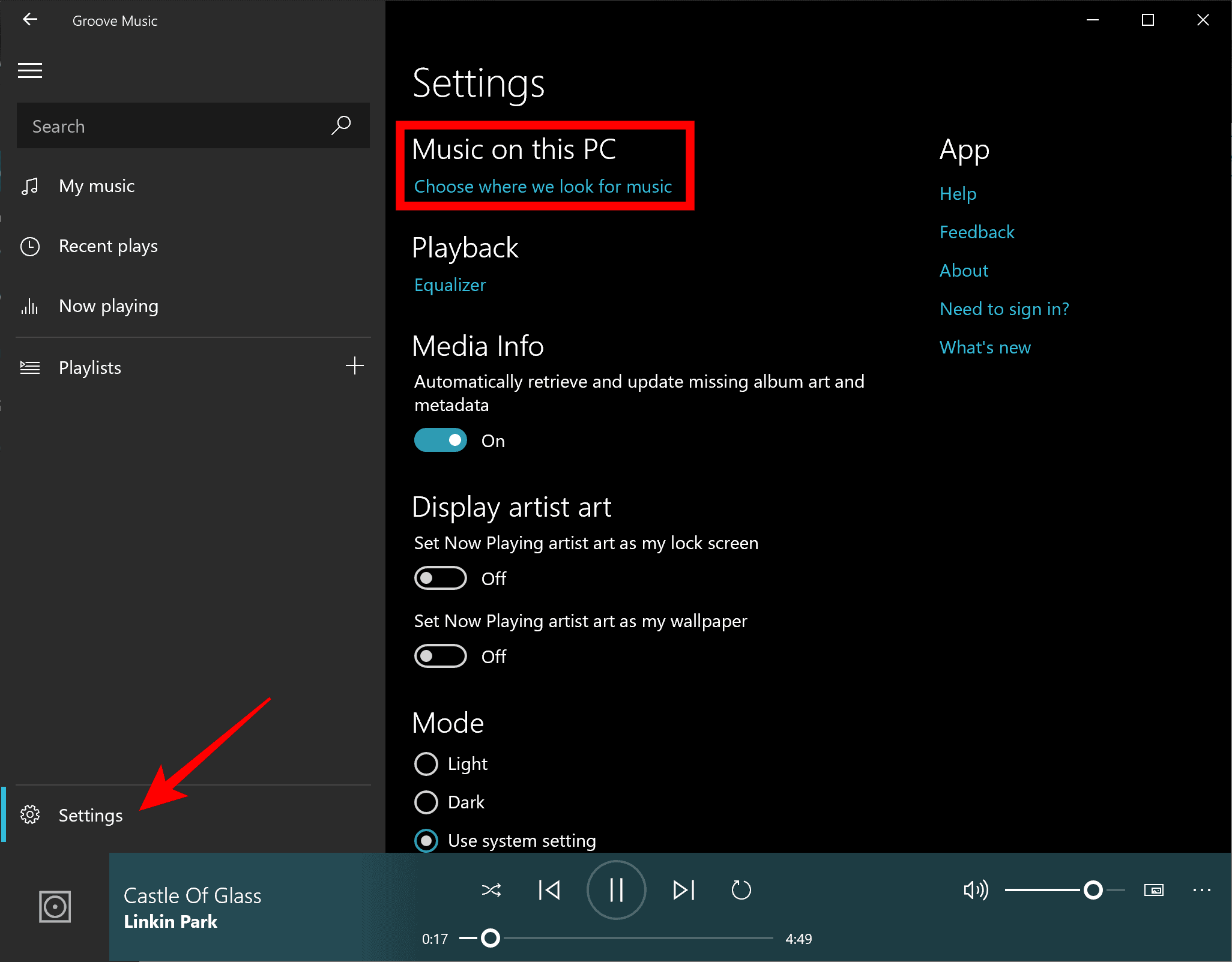 groove music not finding songs