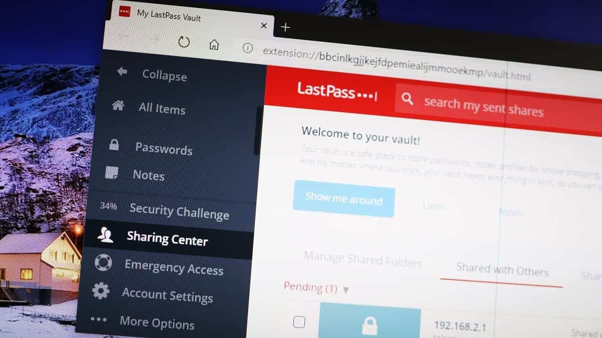 LastPass Password Sharing
