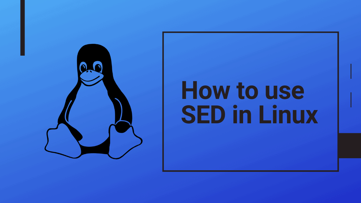 Using SED in Linux