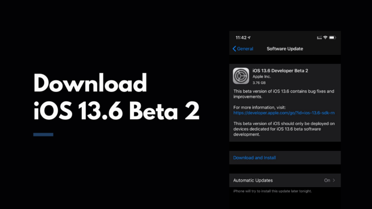 Download iOS 13.6 iPhone