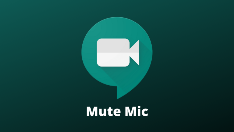 Mute Mic in Google Meet