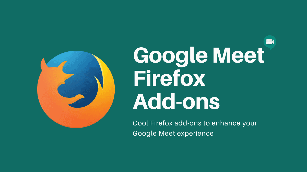 Google Meet Firefox Add-ons
