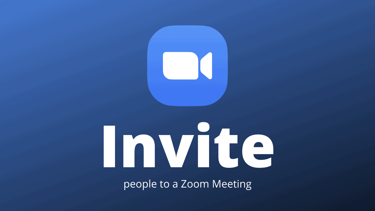 How to Invite People to a Zoom Meeting - All Things How