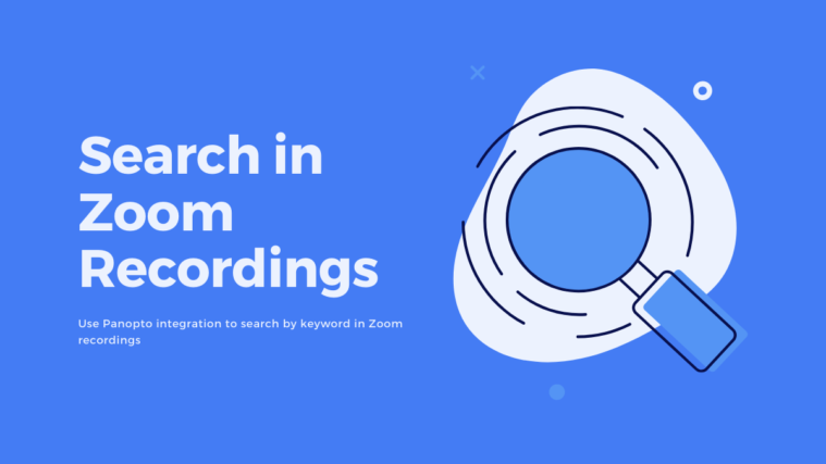 Search in Zoom Recordings