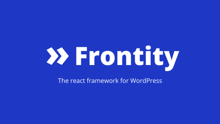 Frontity React Framework for WordPress